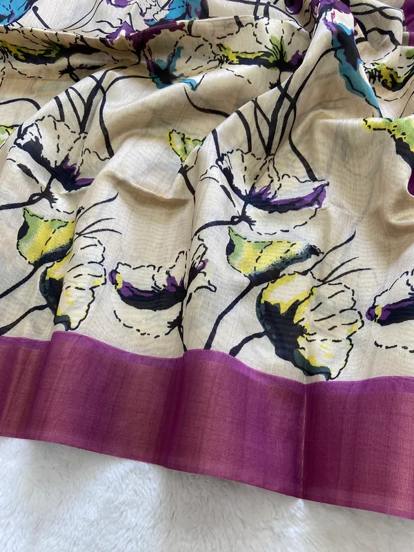 Anusha_Purple_–_Zari_Line_Navratri_Special_|_Soft_Tussar_Silk_Saree_with_Print,_Zari_Line_Saree_&_Print_Blouse_with_Tassels