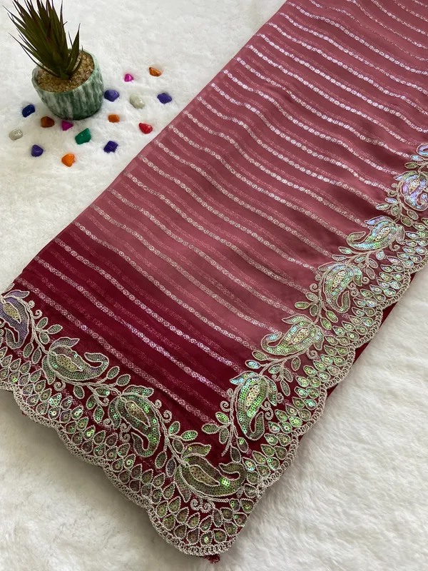 Zivah_Maroon_–_Diwali_Special_|_Kajju_Katri_Pedding_Saree_with_Embroidery_&_Sequence_Work,_Cutwork_Border_&_Heavy_Embroidery_&_Sequence_Work_Blouse