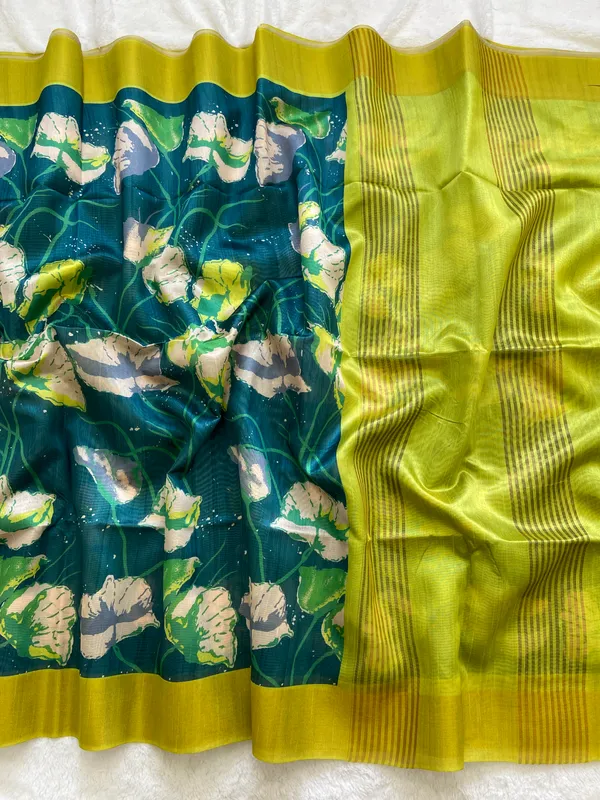 Anusha_Lemon_Yellow_–_Zari_Line_Diwali_Special_|_Soft_Tussar_Silk_Saree_with_Print,_Zari_Line_Saree_&_Print_Blouse_with_Tassels
