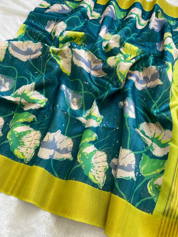 Anusha_Lemon_Yellow_–_Zari_Line_Diwali_Special_|_Soft_Tussar_Silk_Saree_with_Print,_Zari_Line_Saree_&_Print_Blouse_with_Tassels