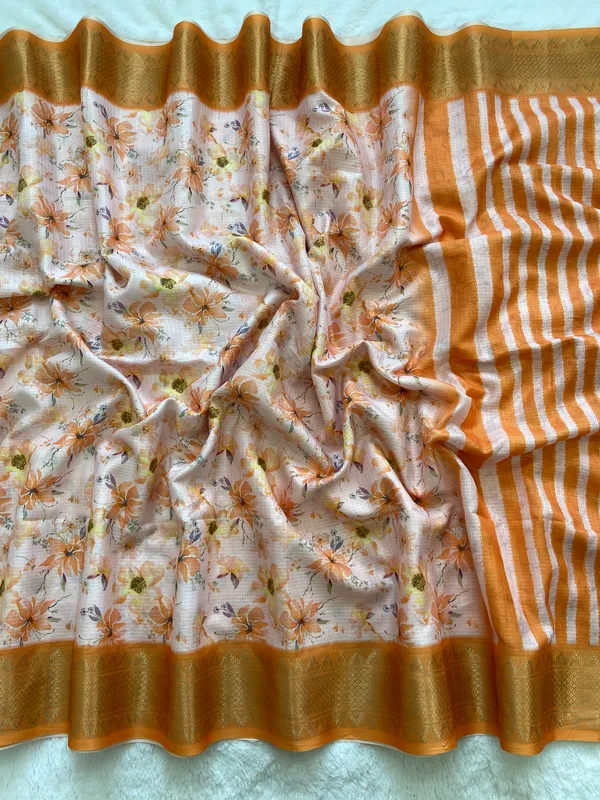 Alka_Yellow_–_Aesthetic_Edit_for_You_|_Soft_Kota_Saree_with_Print,_Pallu_&_Contrast_Print_Blouse_with_Tassels