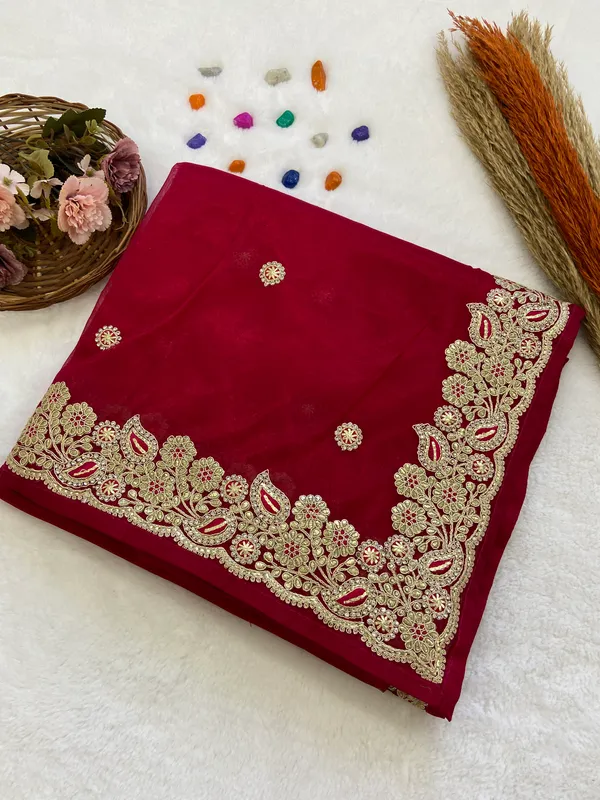 Zoya_Pink_–_Lively_Diwali_Special_|_Premium_C_By_C_Net_Saree_with_Embroidery_&_Foil_&_Hand_Jarkan_Work,_Cutwork_Border_&_Vanila_Blouse