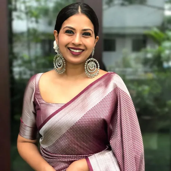 Brown_Printed_Kanjivaram_Silk_Saree_with_Saree_Cover