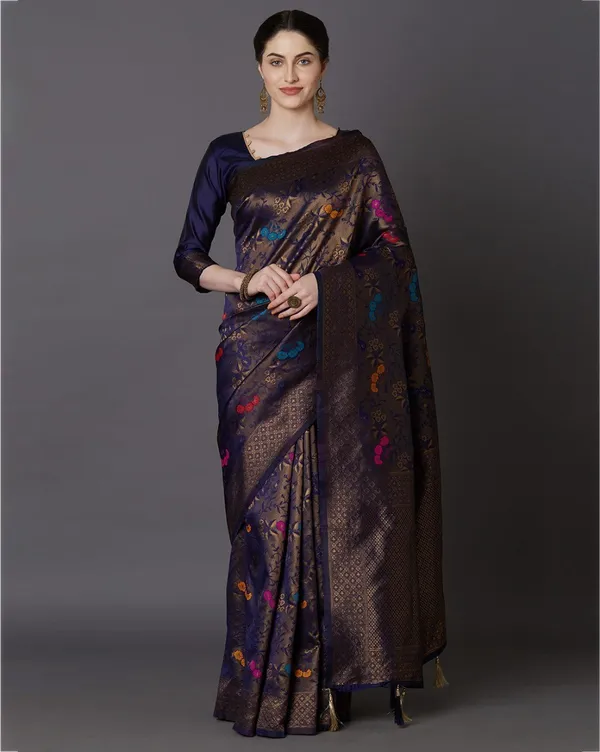 Purple_Woven_Kanjivaram_Silk_Saree_with_Saree_Cover
