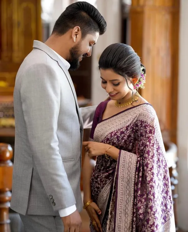 Wine_Soft_Banarasi_Silk_Saree_With_Intricate_Blouse_Piece