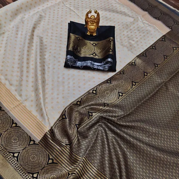 White_Woven_Kanjivaram_Silk_Saree_with_Saree_Cover
