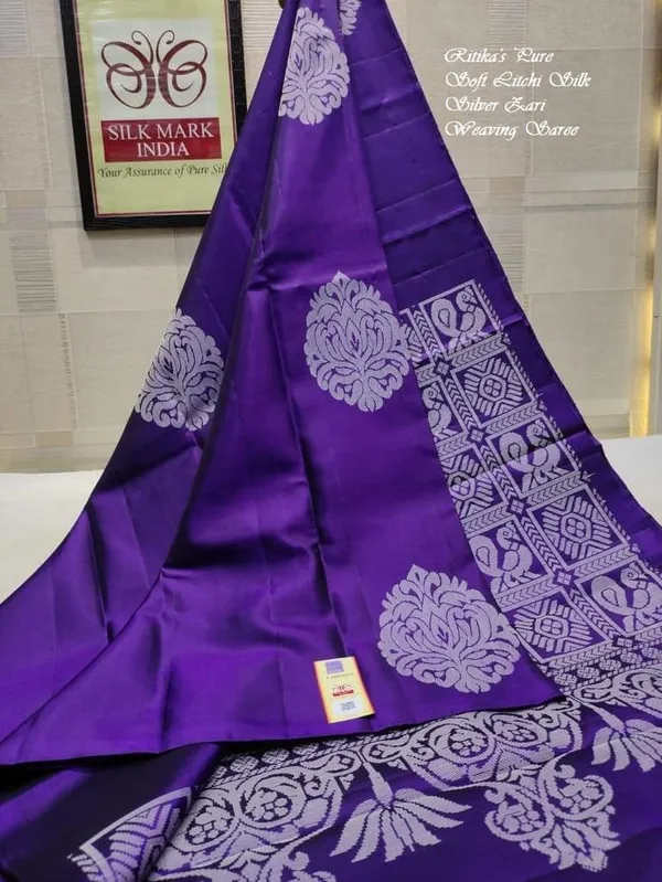 Purpul_Paithani_Silk_Saree_With_Magnetic_Blouse_Piece