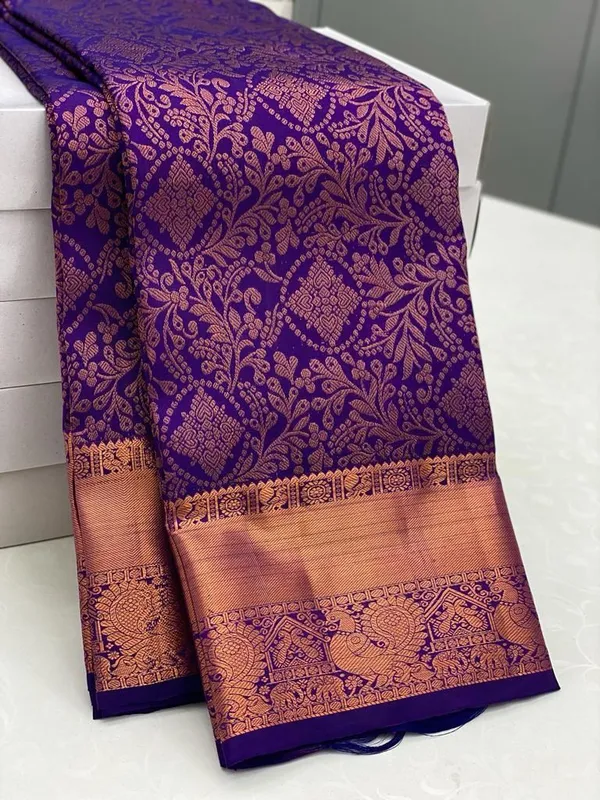 Purple_Woven_Kanjivaram_Silk_Saree_with_Saree_Cover
