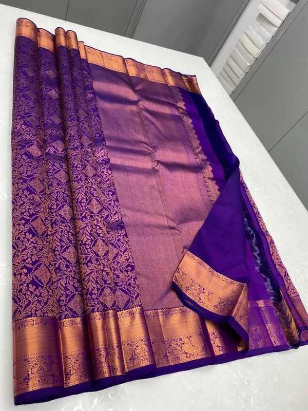Purple_Woven_Kanjivaram_Silk_Saree_with_Saree_Cover