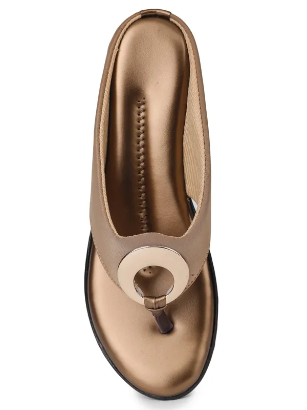 Slippers_For_Women_-_Copper_Vegan_Leather_SoftEase