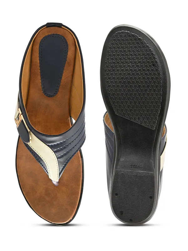 Slippers_for_Women_-_Blue_Vegan_Leather_CozyToes