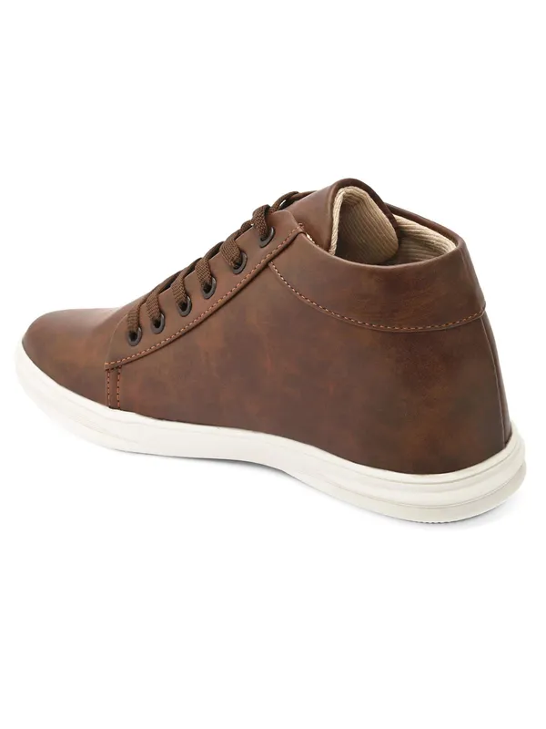 Men's_Sneakers-Brown_Vegan_Leather_CasualFlow