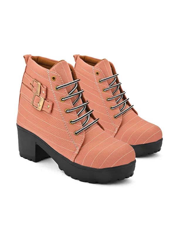 Women_Boots_Pink_Vegan_Leather_GracefulGaze