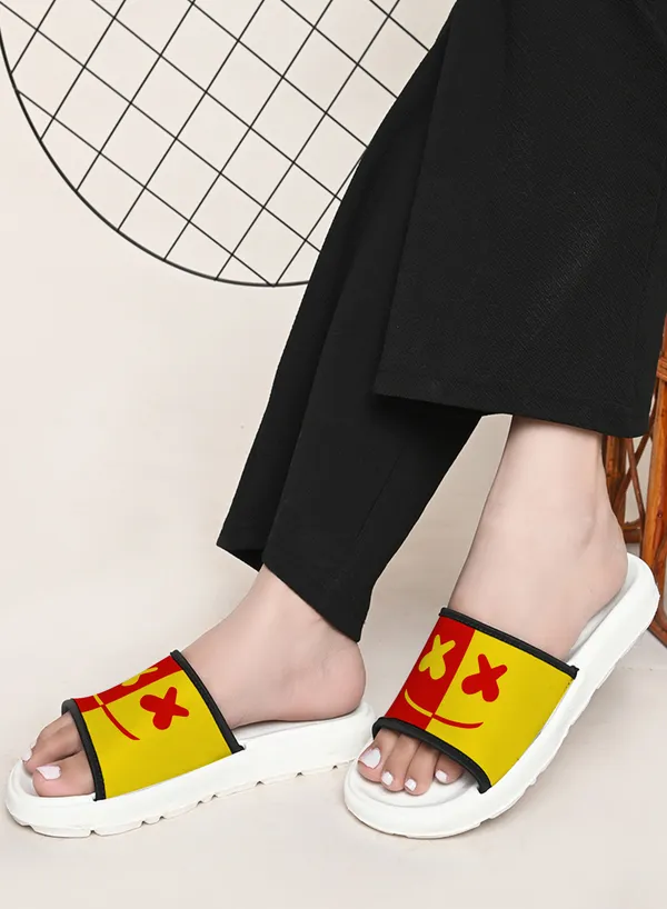 Mass_Malo_Red_Yellow_Women_Slide_Slippers