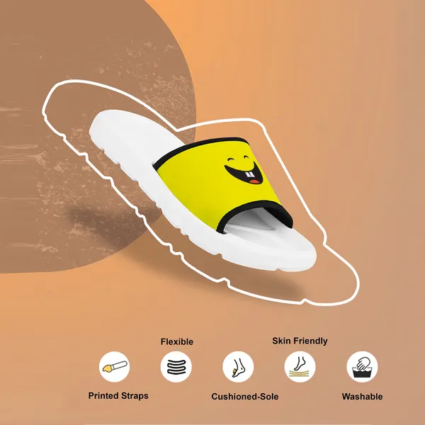 Moody_Face_Lemon_Women_Slide_Slippers