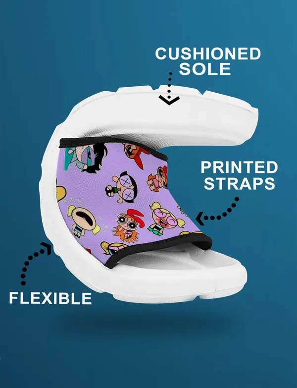 Power_Puff_Girls_Violet_Women_Slide_Slippers