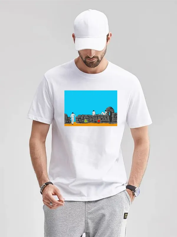 Unisex_Cotton_White_Dil_Chahta_Hai_T_Shirt