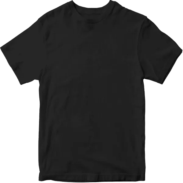 Unisex_Cotton_Black_Solid_T-Shirt