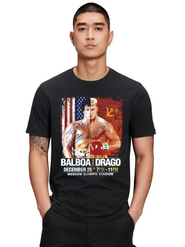 Unisex_Cotton_Black_Rocky_vs_Drago_Printed_T-Shirt
