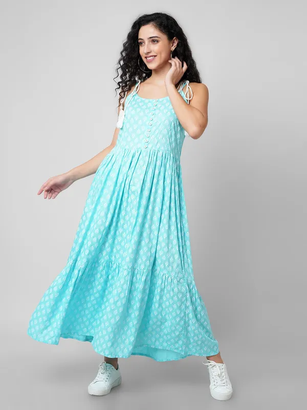 Women_Fit_And_Flare_Light_Blue_Dress
