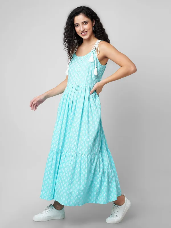 Women_Fit_And_Flare_Light_Blue_Dress