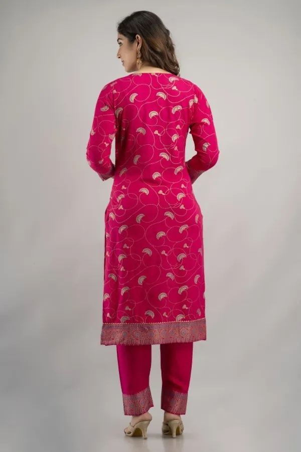 Women_Rayon_Gold_Printed_Kurta_And_Palazzo_Set