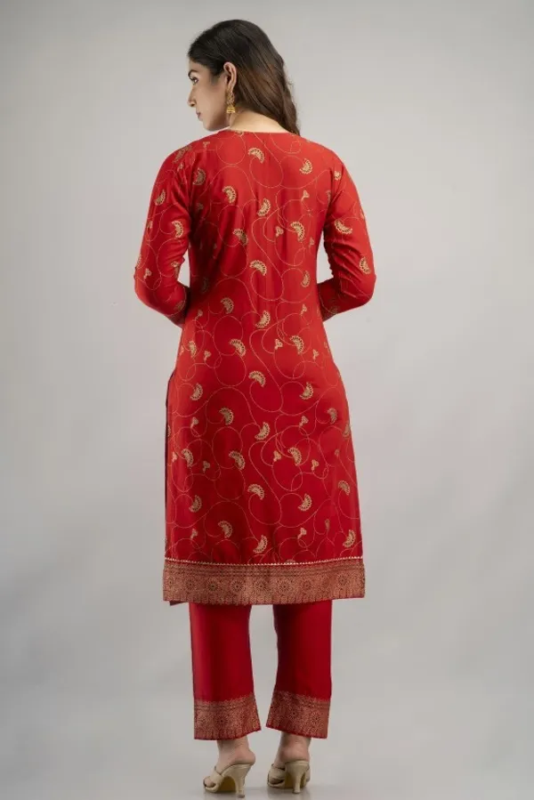Women_Rayon_Gold_Printed_Kurta_And_Palazzo_Set