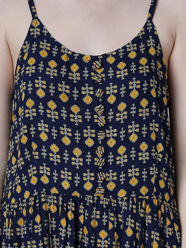 Women_Fit_And_Flare_Blue_Dress