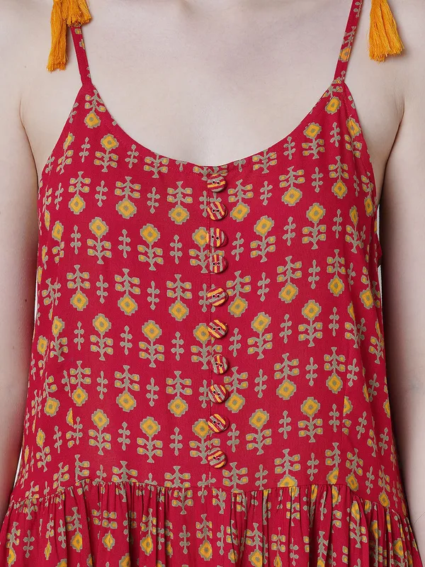 Women_Fit_And_Flare_Red_Dress