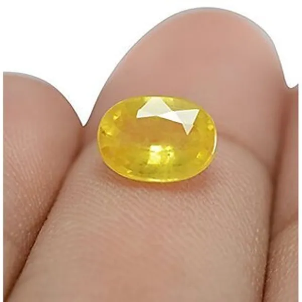 Dinjewel Unheated Ceylone Yellow Sapphire Pukhraj Stone Price in India Buy Dinjewel Unheated Ceylone Yellow Sapphire Pukhraj Stone online at undefined