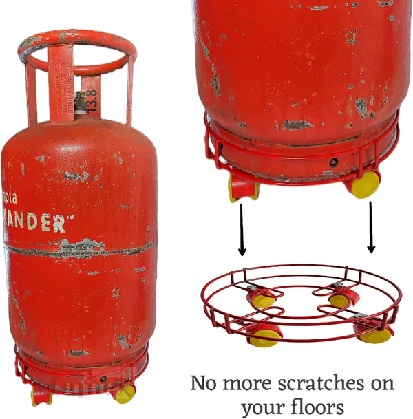 LPG_Cylinder_Stand/Gas_Trolley/Kitchen_Trolley/Cylinder_Stand/_Gas_Cylinder_Trolley_(Red)