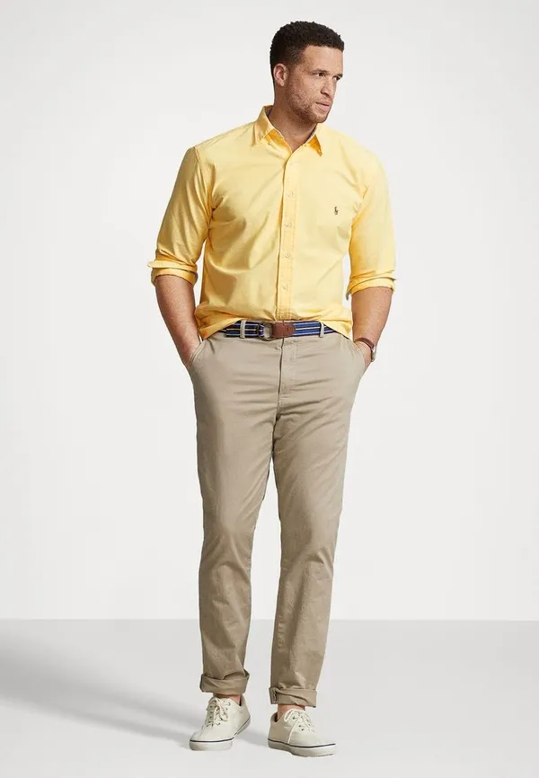 Yellow_Plain_Stylish_Heavy_Shirt_&_Pant_Fabric