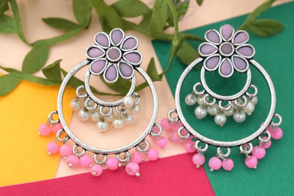 Baby_Pink_Stone_Based_Earring