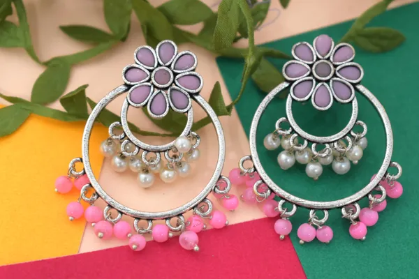 Baby_Pink_Stone_Based_Earring