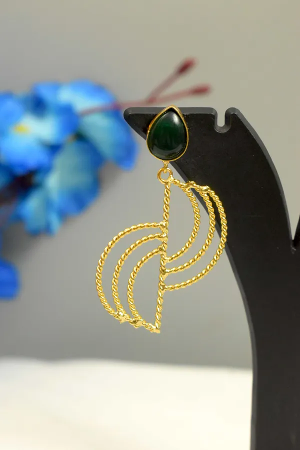 Dark_green_color_unique_earrings