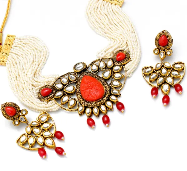 Carving_Stone_Necklace_Set_and_Earrings_with_Earring