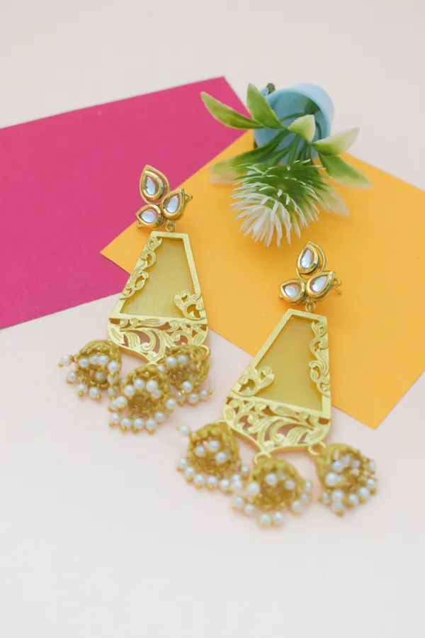 New_Stone_Based_Yellow_Earring