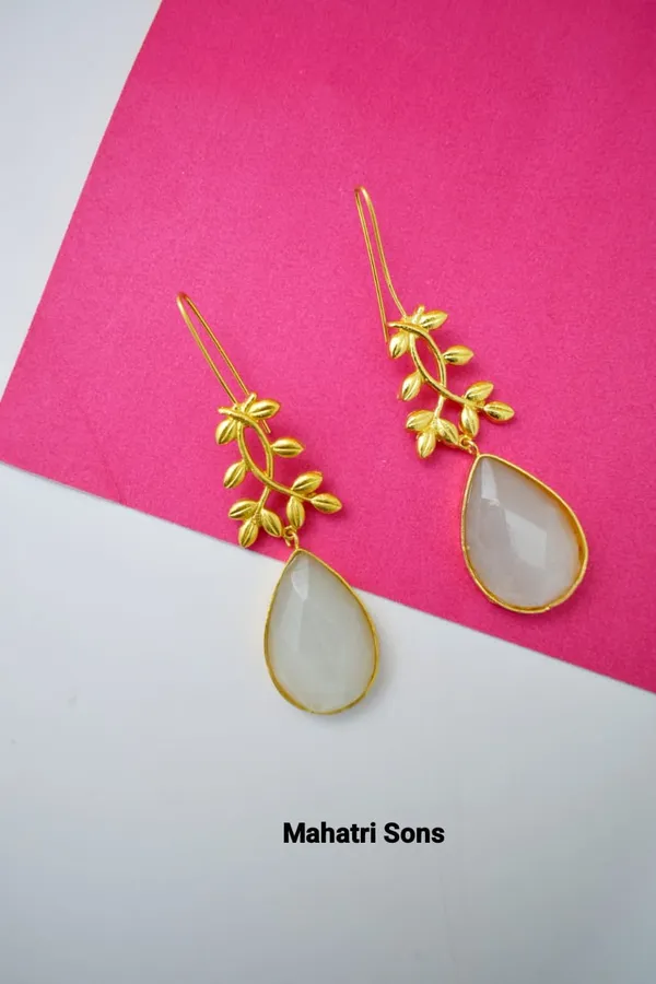 Brass_Stone_Based_Earring