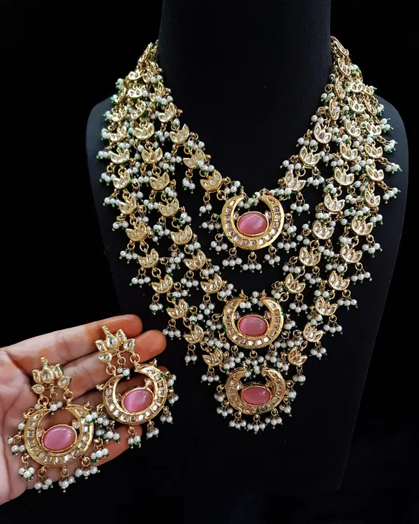 Brass_Multiline_Heavy_Necklace_Set_and_Earrings
