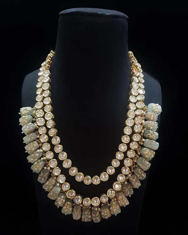 Kucndan_Long_Necklace_Set_and_Earrings