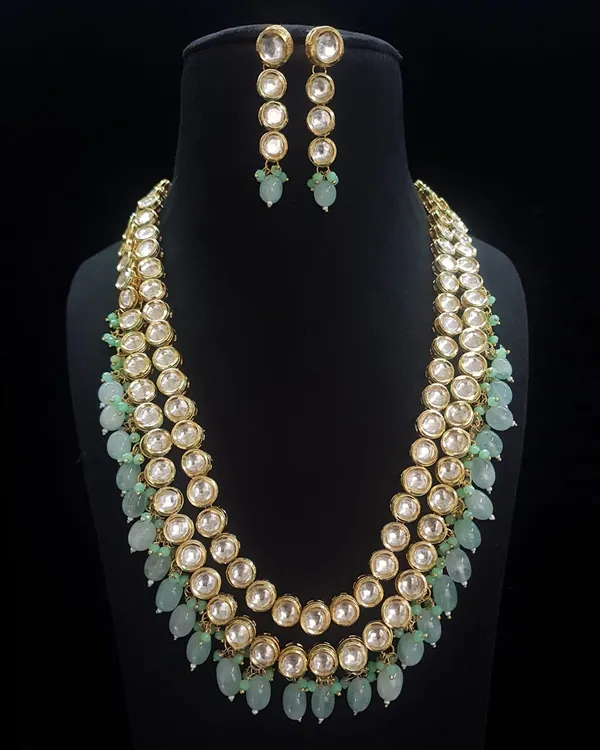 Kucndan_Long_Necklace_Set_and_Earrings