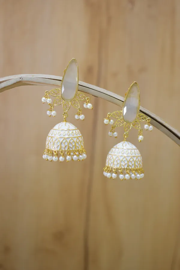 Hand_Made_Meenakari_Jhumka_Earring