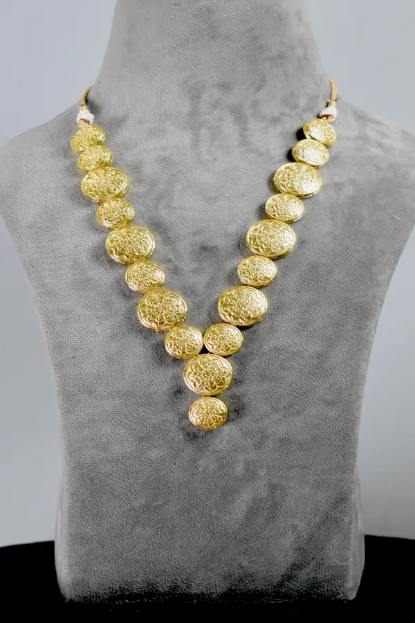 Brass_Golden_Mala_Necklace_wearable_all_kind_of_outfits