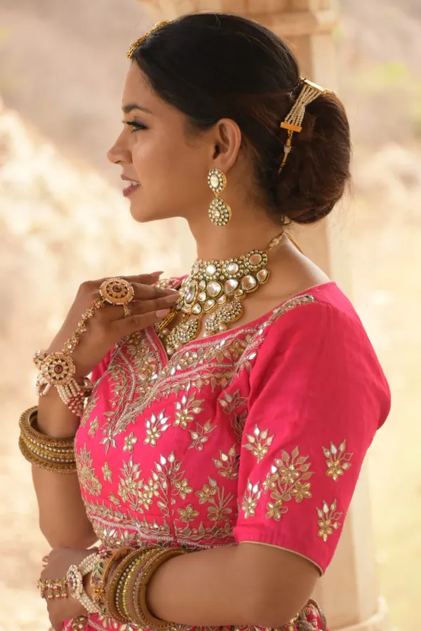 Bridal_Choker_Necklace_Earring_Set_wiith_Maang_Tikka_Only