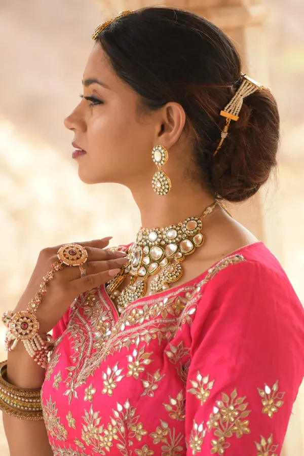 Bridal_Choker_Necklace_Earring_Set_wiith_Maang_Tikka_Only