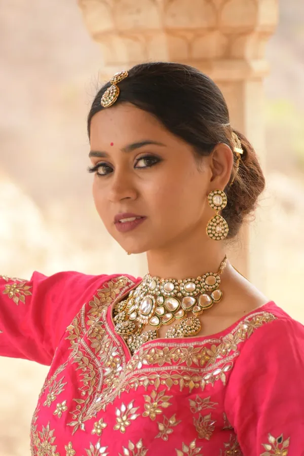 Bridal_Choker_Necklace_Earring_Set_wiith_Maang_Tikka_Only