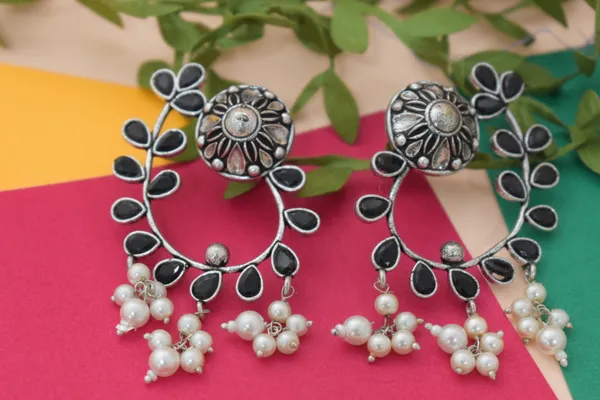 Black_Oxidise_Earring