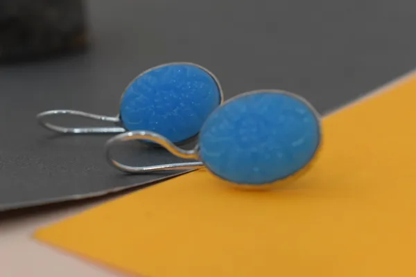 Carving_Stone_Turquoise_Earring