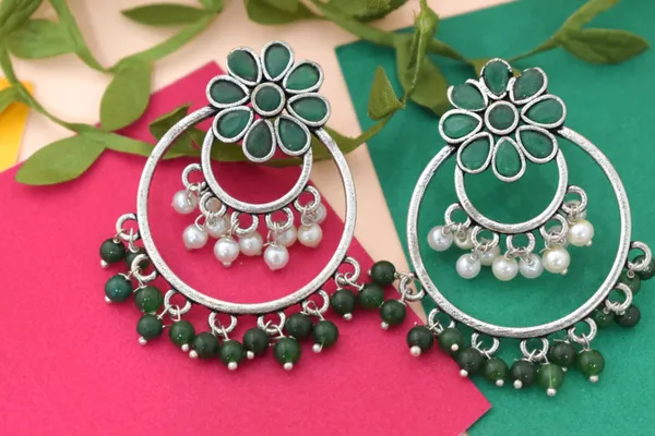Green_Brass_Based_Earring