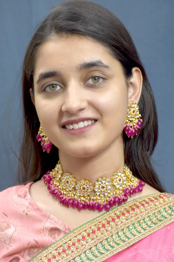 Semi_Bridal_Choker_Necklace_Set_with_Earring